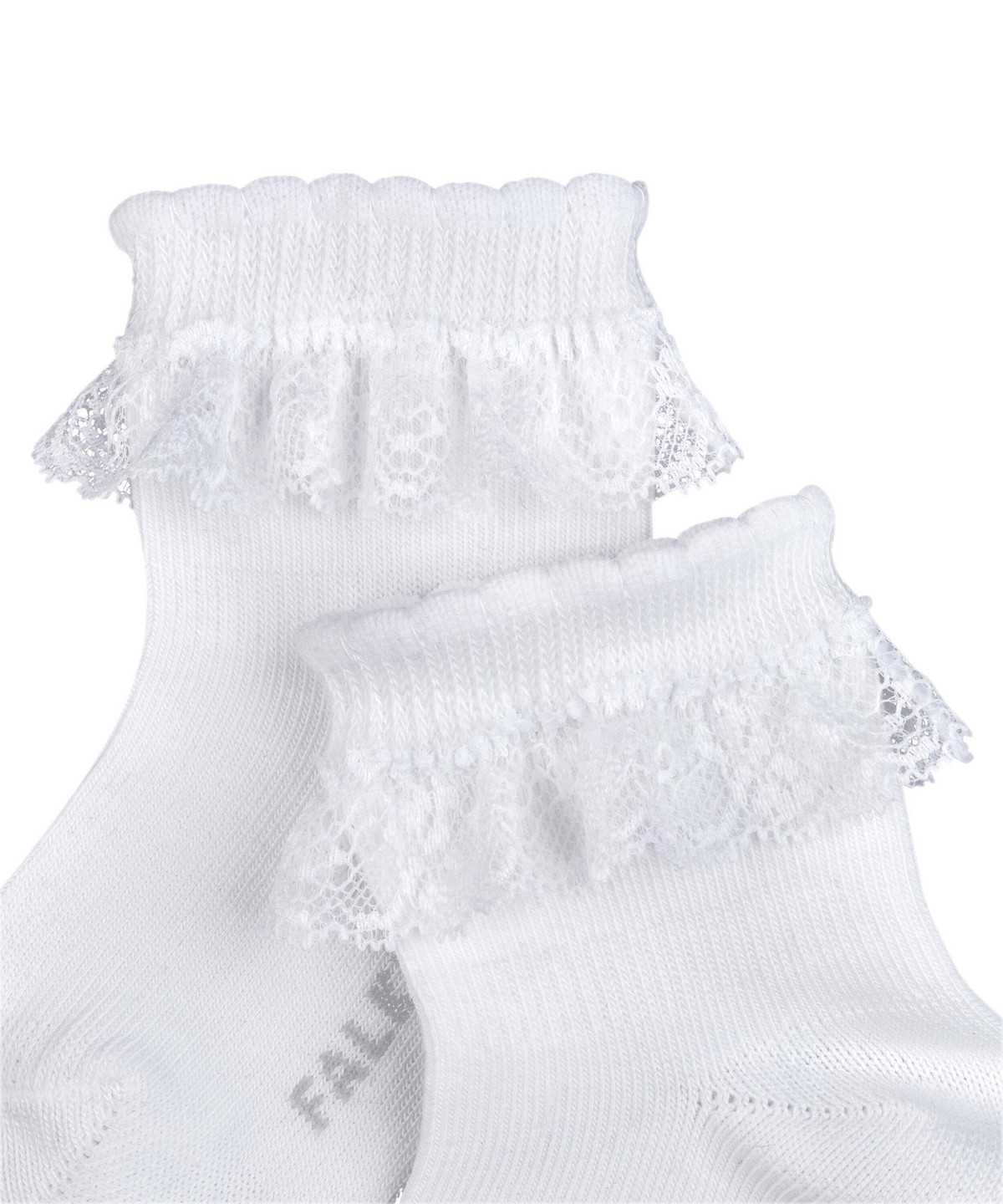 Falke Romantic Lace Socks Vauvan Sukat Valkoinen | 45036ZUQT