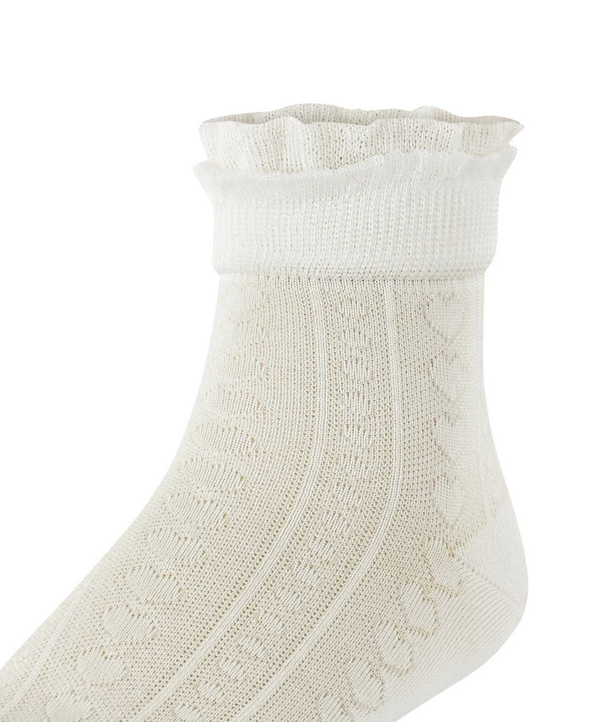 Falke Romantic Net Socks Lasten Sukat Valkoinen | 32981LVHT