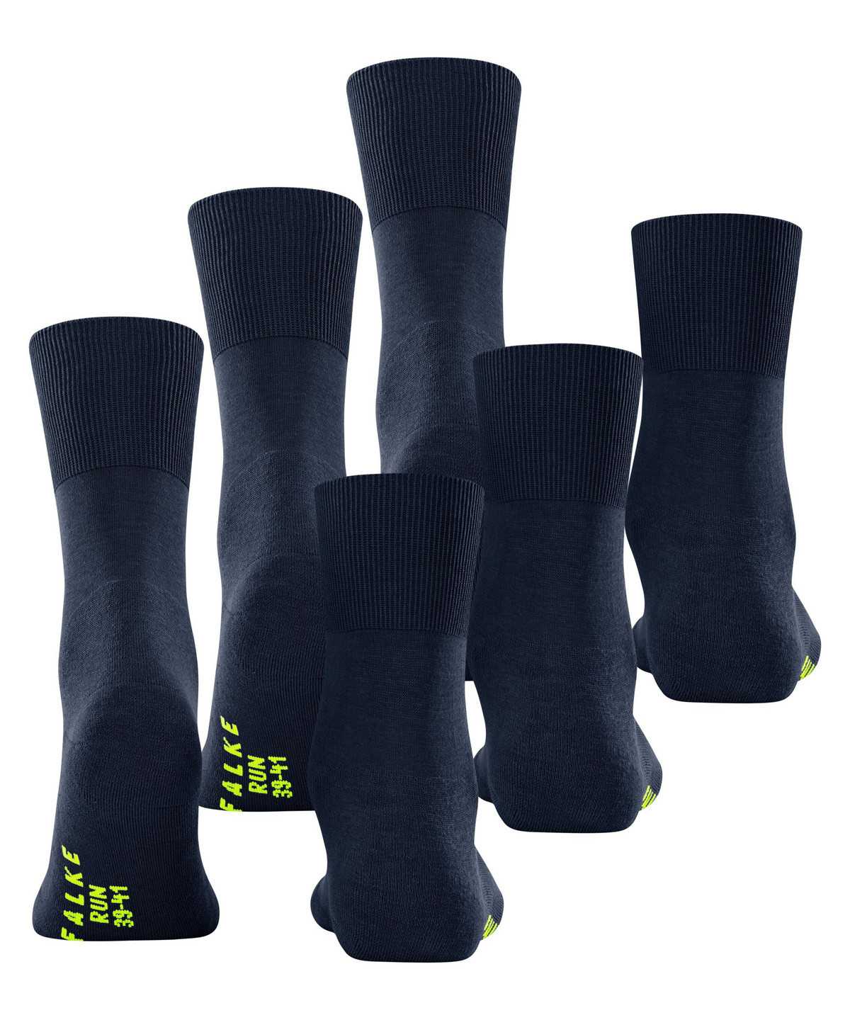 Falke Run 3-Pack Socks Miesten Sukat Sininen | 67103ZJHN