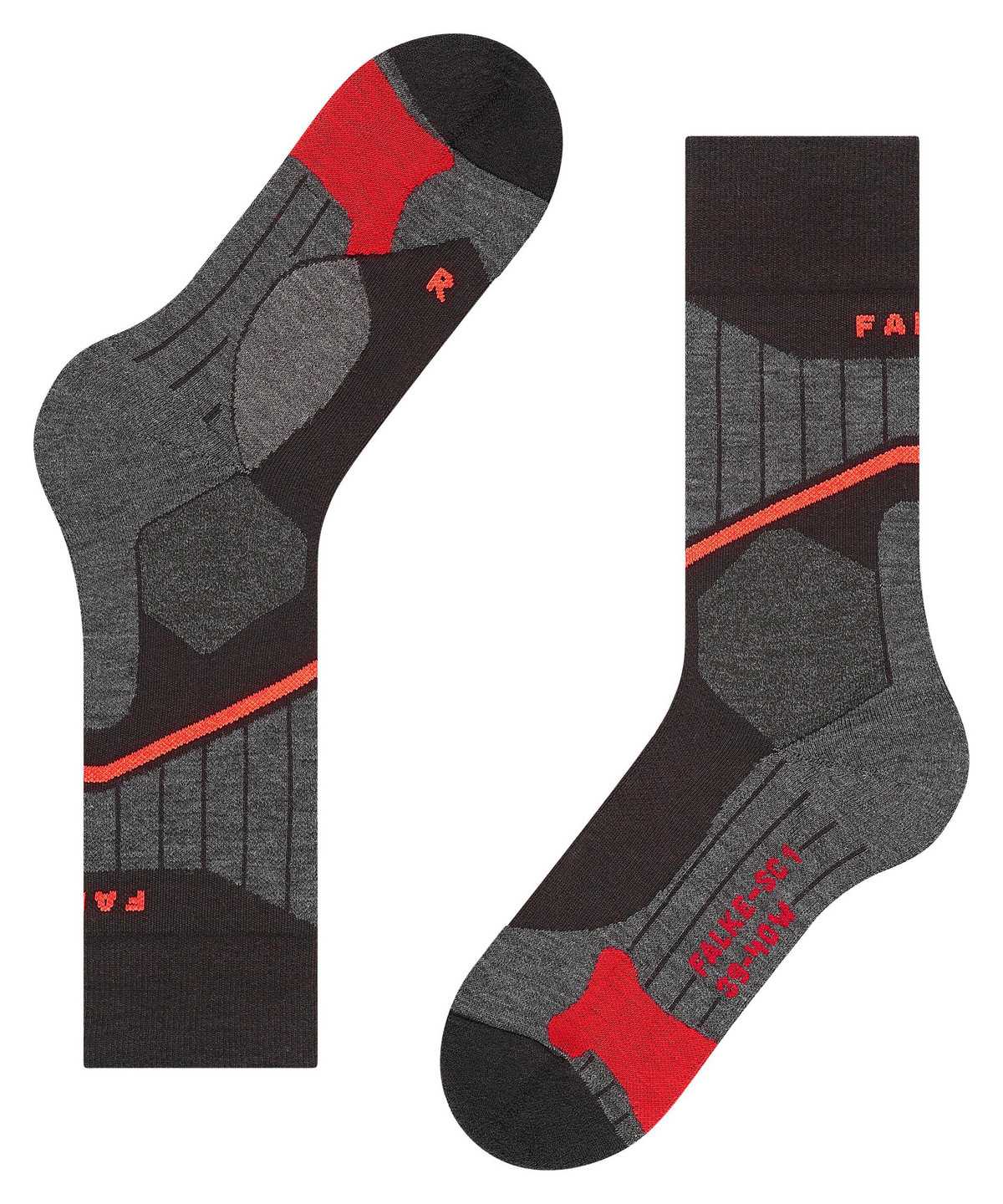 Falke SC1 Skiing Socks Naisten Sports Socks Mustat | 01248EBYF