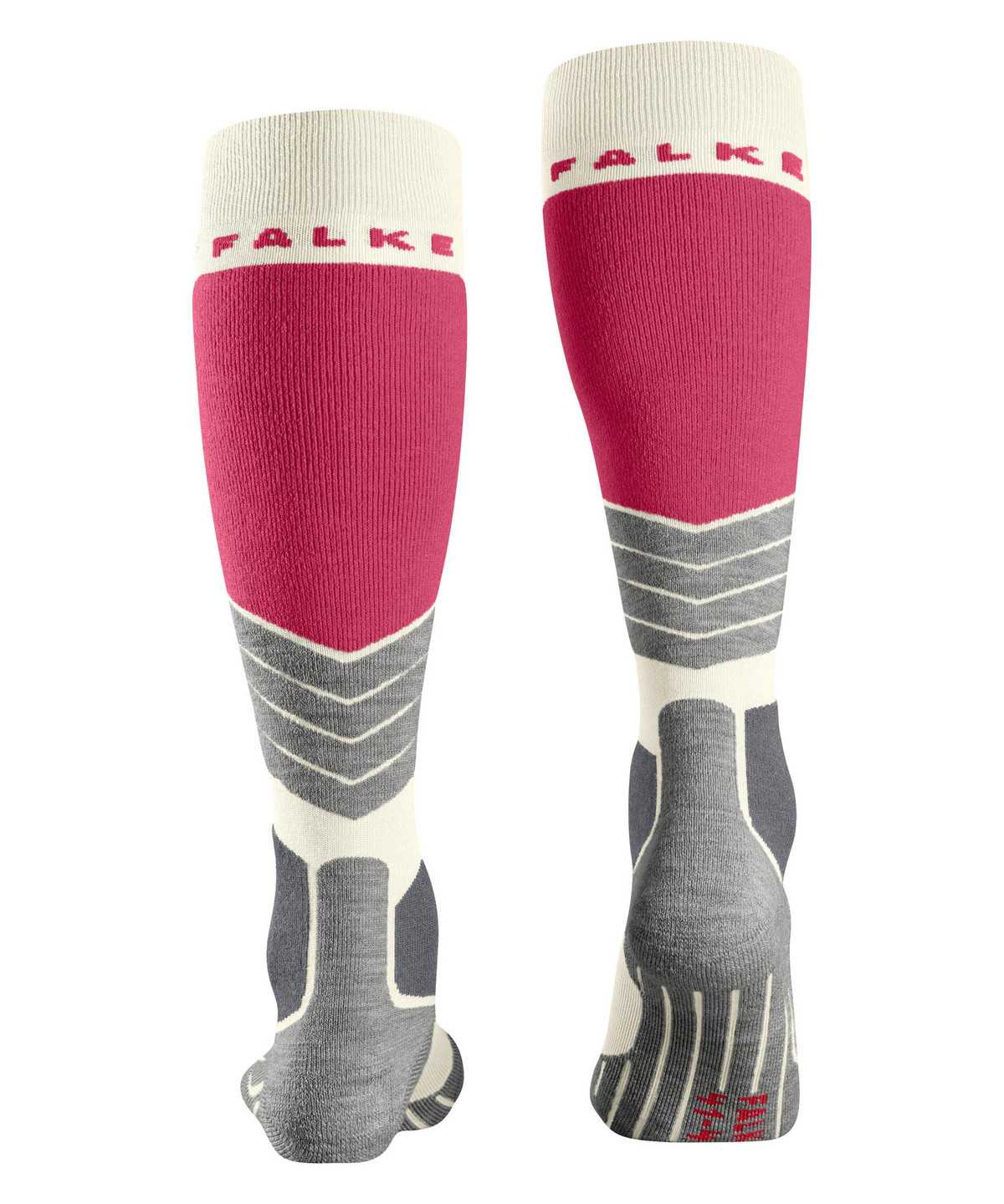 Falke SK2 Intermediate Skiing Knee-high Socks Naisten Sports Socks Valkoinen | 98074TSRQ