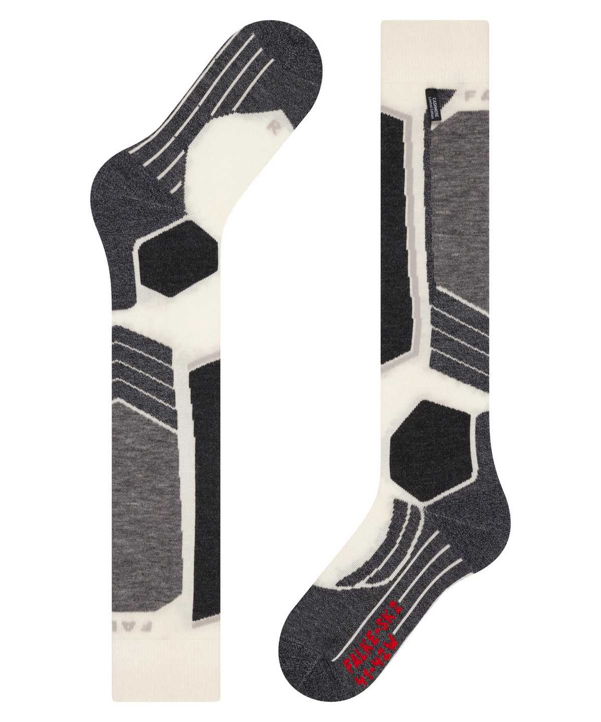 Falke SK2 Intermediate Skiing Knee-high Socks Naisten Sports Socks Valkoinen | 95246QIDZ