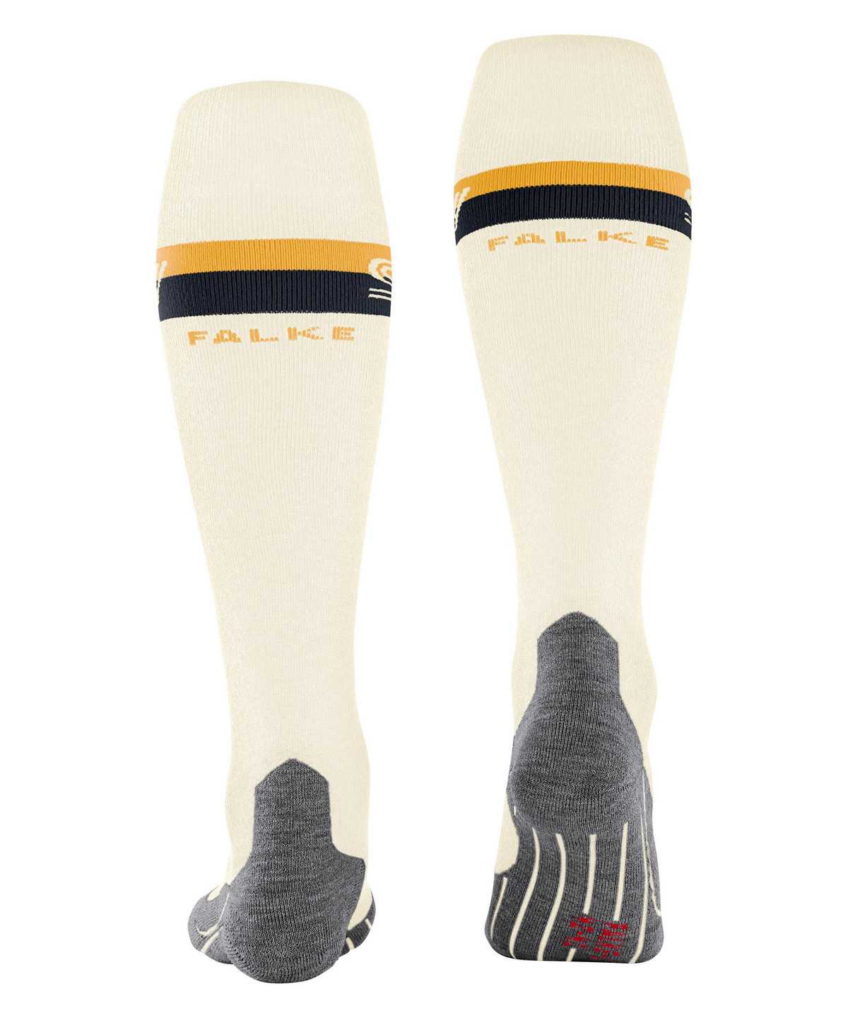 Falke SK2 Intermediate Skiing Knee-high Socks Miesten Sukat Valkoinen | 85130RDKQ