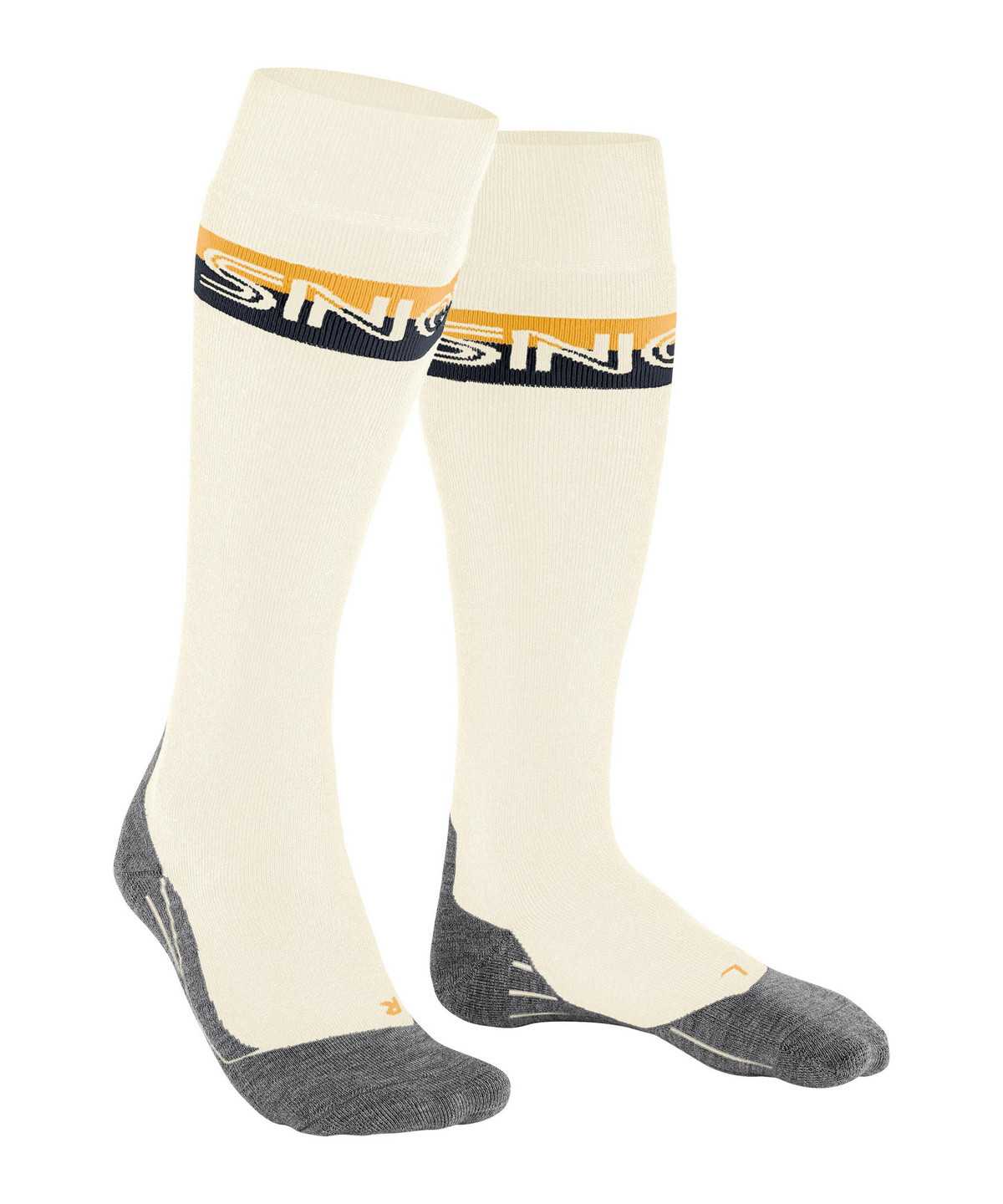 Falke SK2 Intermediate Skiing Knee-high Socks Miesten Sukat Valkoinen | 85130RDKQ