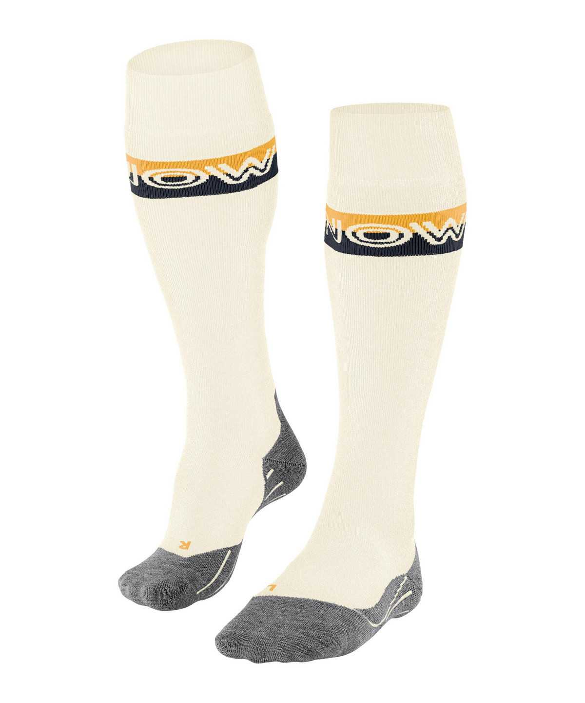 Falke SK2 Intermediate Skiing Knee-high Socks Miesten Sukat Valkoinen | 85130RDKQ