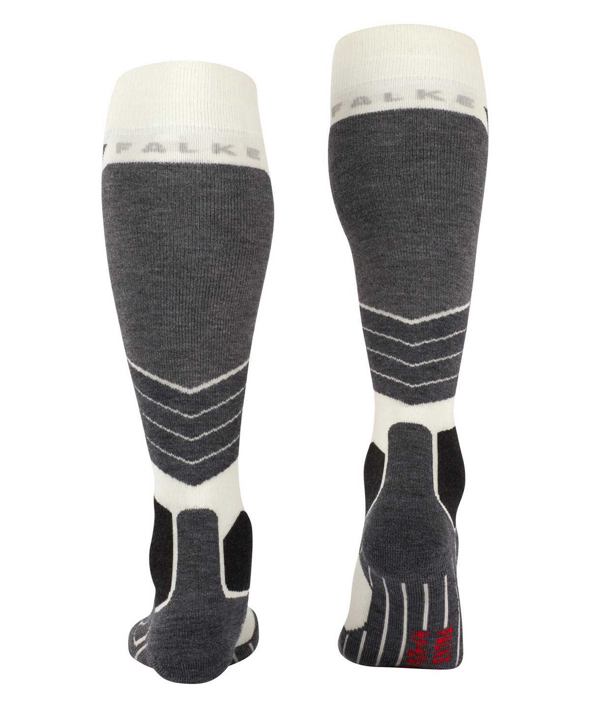 Falke SK2 Intermediate Wool Skiing Knee-high Socks Naisten Sports Socks Valkoinen | 78362QHME