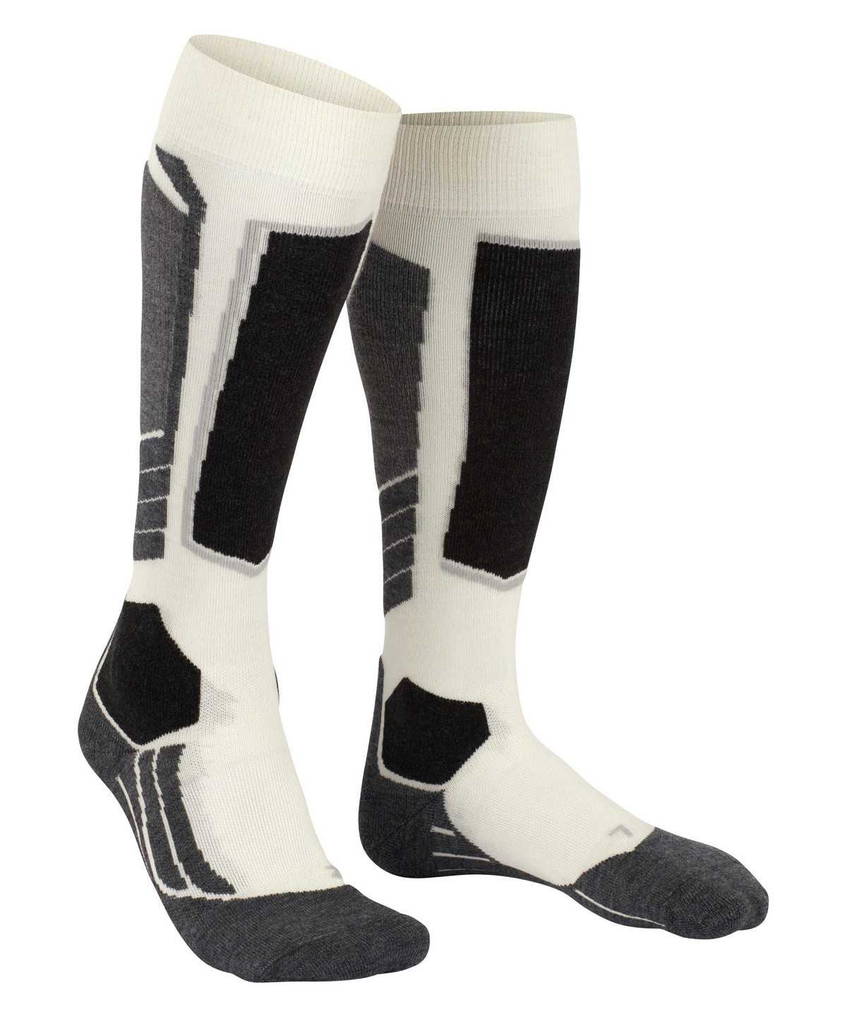 Falke SK2 Intermediate Wool Skiing Knee-high Socks Naisten Sports Socks Valkoinen | 78362QHME