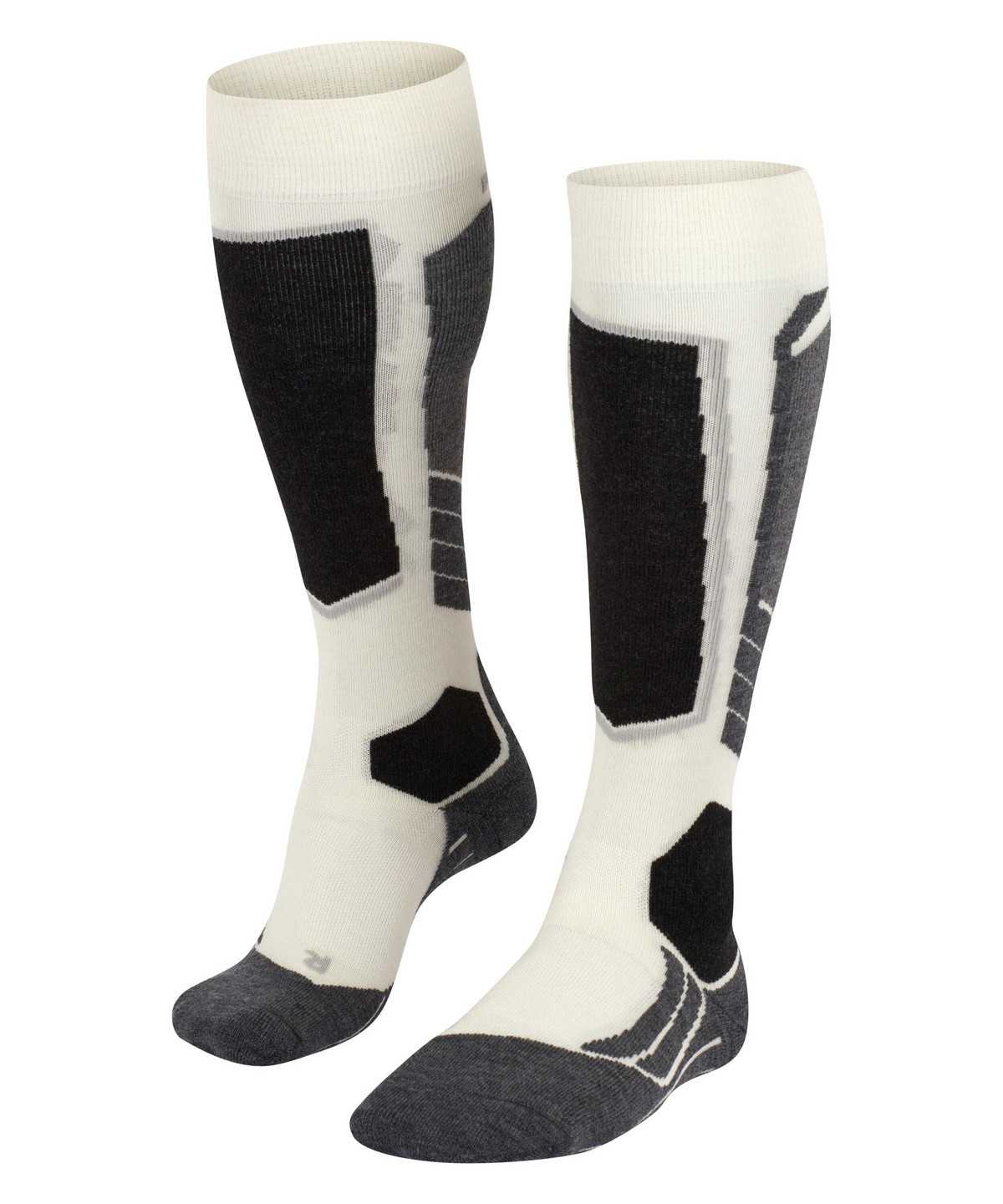 Falke SK2 Intermediate Wool Skiing Knee-high Socks Naisten Sports Socks Valkoinen | 78362QHME