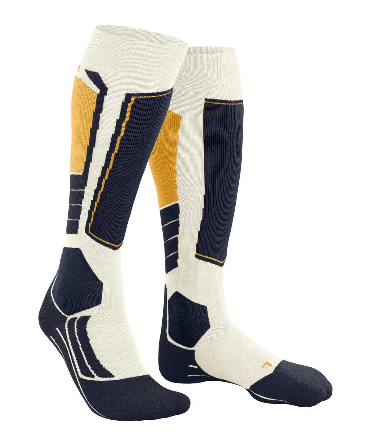 Falke SK2 Intermediate Wool Skiing Knee-high Socks Miesten Sukat Valkoinen | 85941KHAV