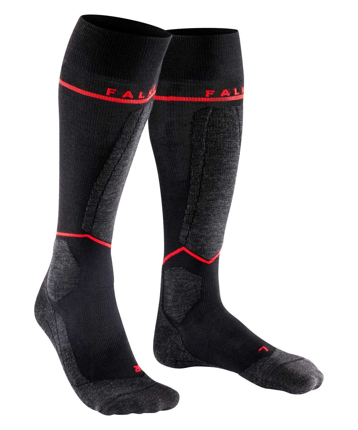 Falke SK4 Advanced Compression Light Skiing Knee-high Socks Miesten Sukat Mustat | 15769UVAF