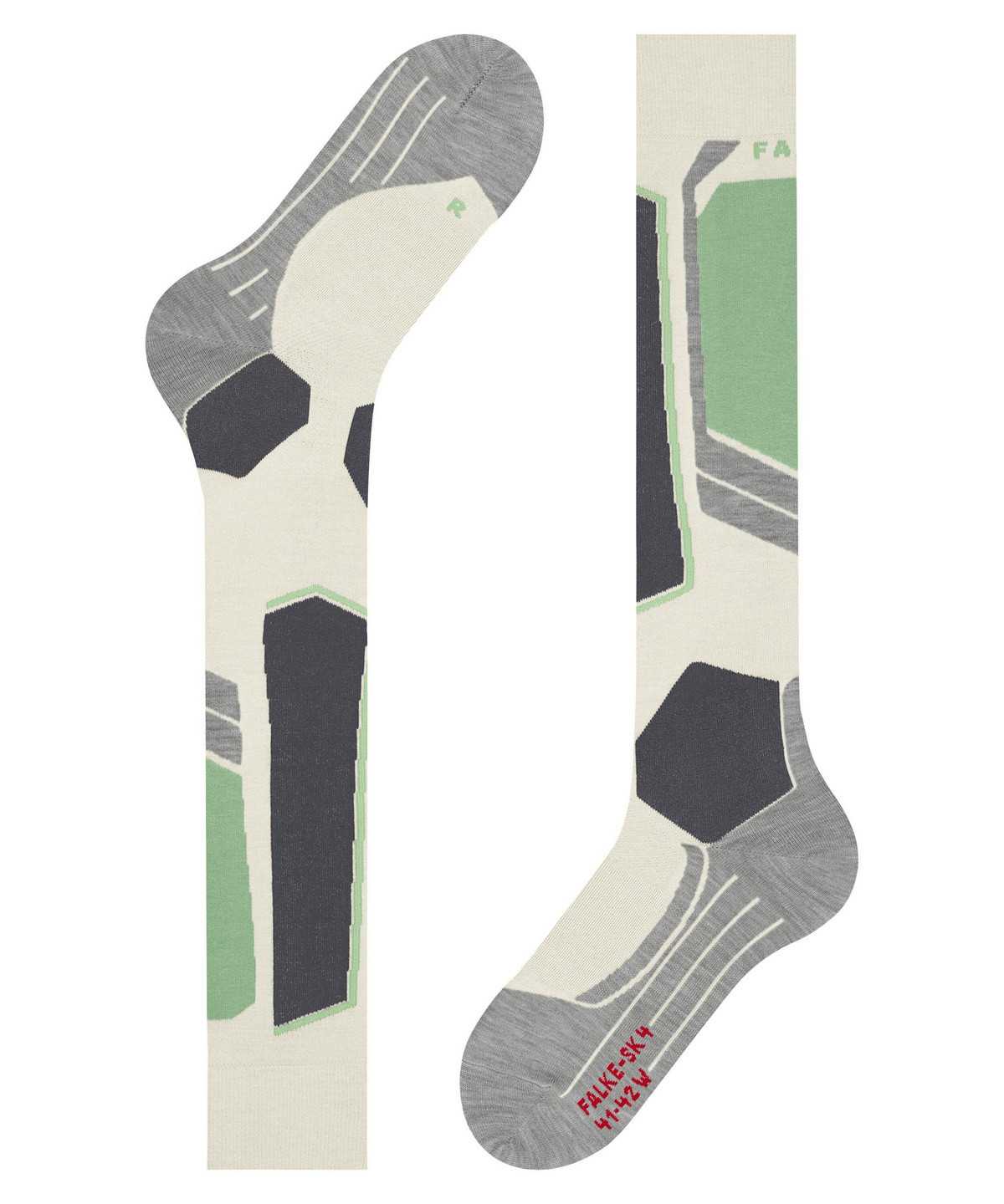 Falke SK4 Advanced Skiing Knee-high Socks Naisten Sports Socks Valkoinen | 95067MTGO