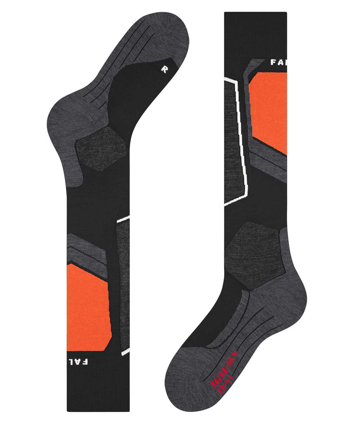 Falke SK4 Advanced Skiing Knee-high Socks Miesten Sukat Mustat | 86570RQFG