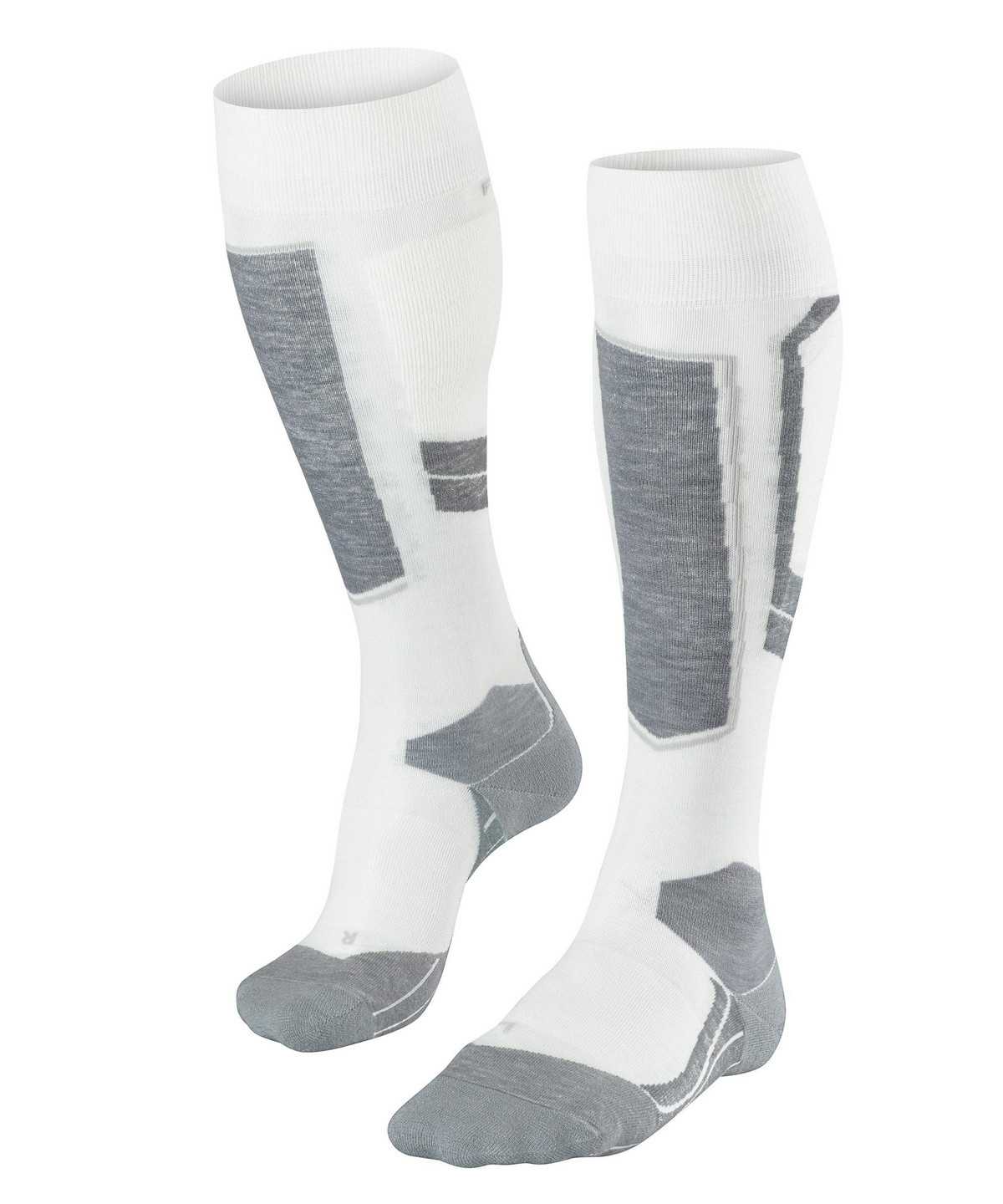 Falke SK4 Wool Skiing Knee-high Socks Naisten Sports Socks Valkoinen | 80436MTDX