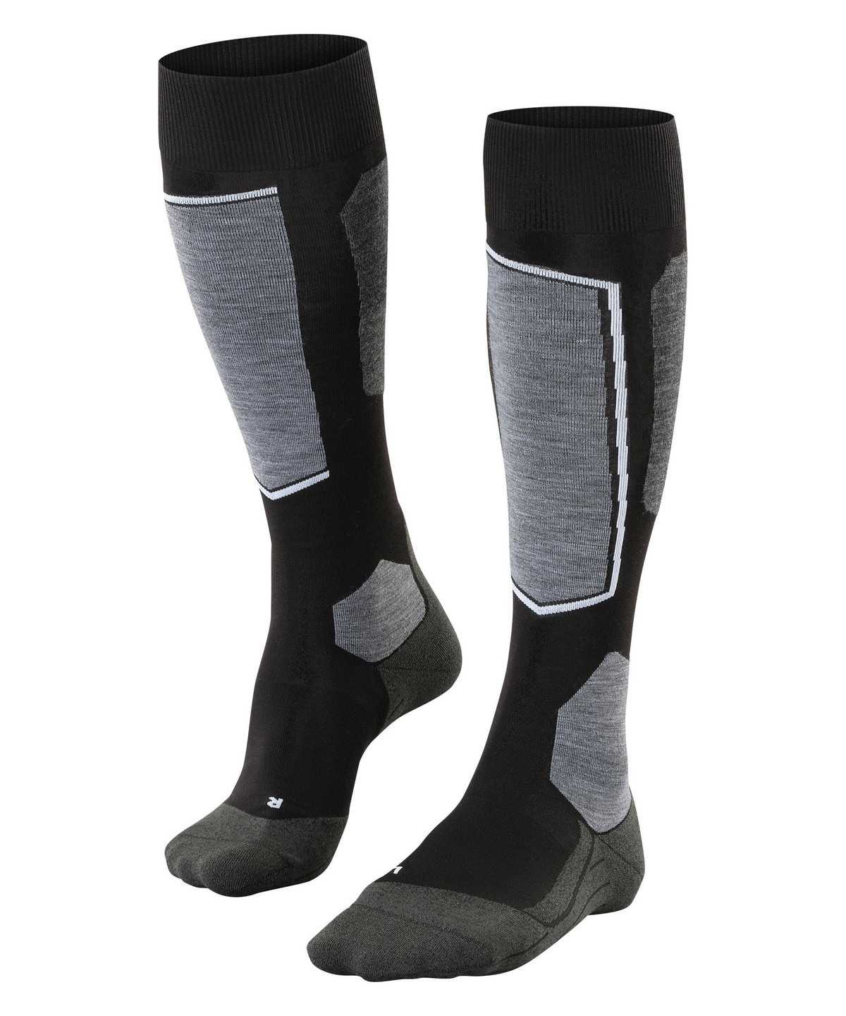 Falke SK6 Pro Skiing Knee-high Socks Miesten Sukat Mustat | 45972RNSC