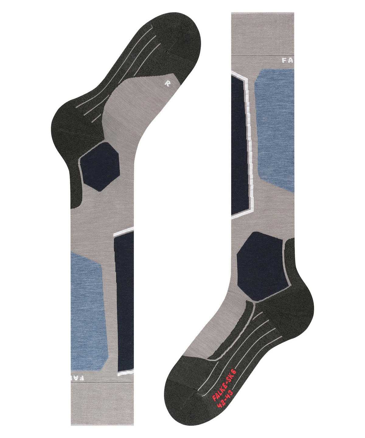 Falke SK6 Pro Skiing Knee-high Socks Miesten Sukat Harmaat | 61523LYBC