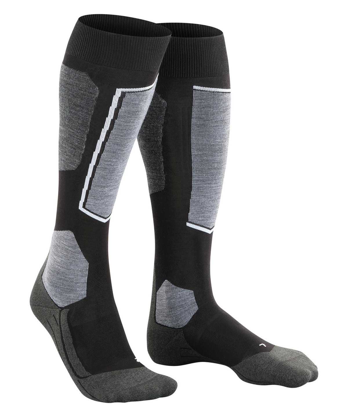 Falke SK6 Pro Skiing Knee-high Socks Naisten Sports Socks Mustat | 24719GUYI