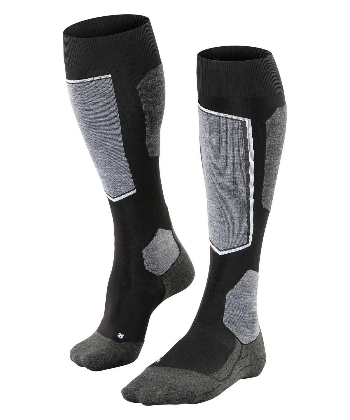 Falke SK6 Pro Skiing Knee-high Socks Naisten Sports Socks Mustat | 24719GUYI