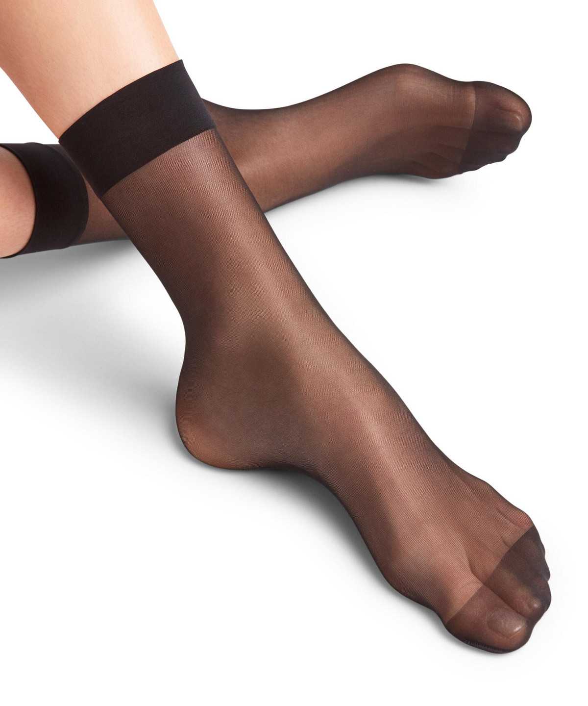 Falke Seidenglatt 15 DEN Ankle socks Naisten Sukat Mustat | 53162NPBJ