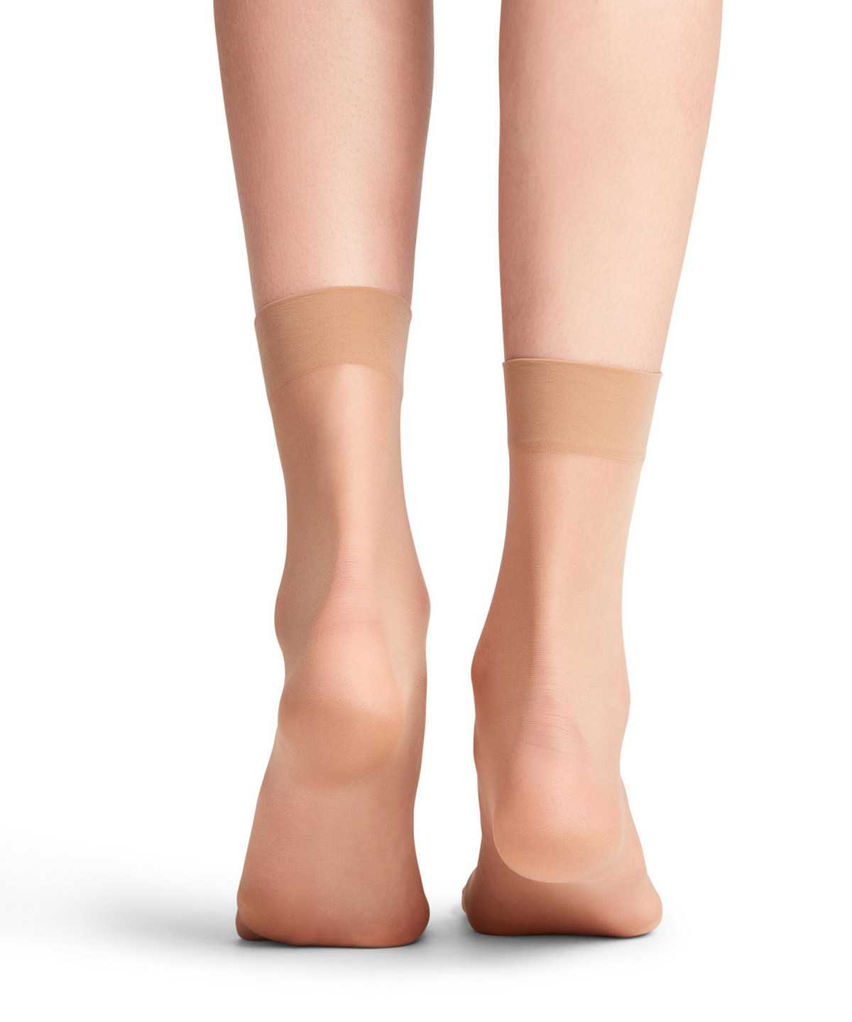 Falke Seidenglatt 15 DEN Ankle socks Naisten Sukat Beige | 61389IXAZ