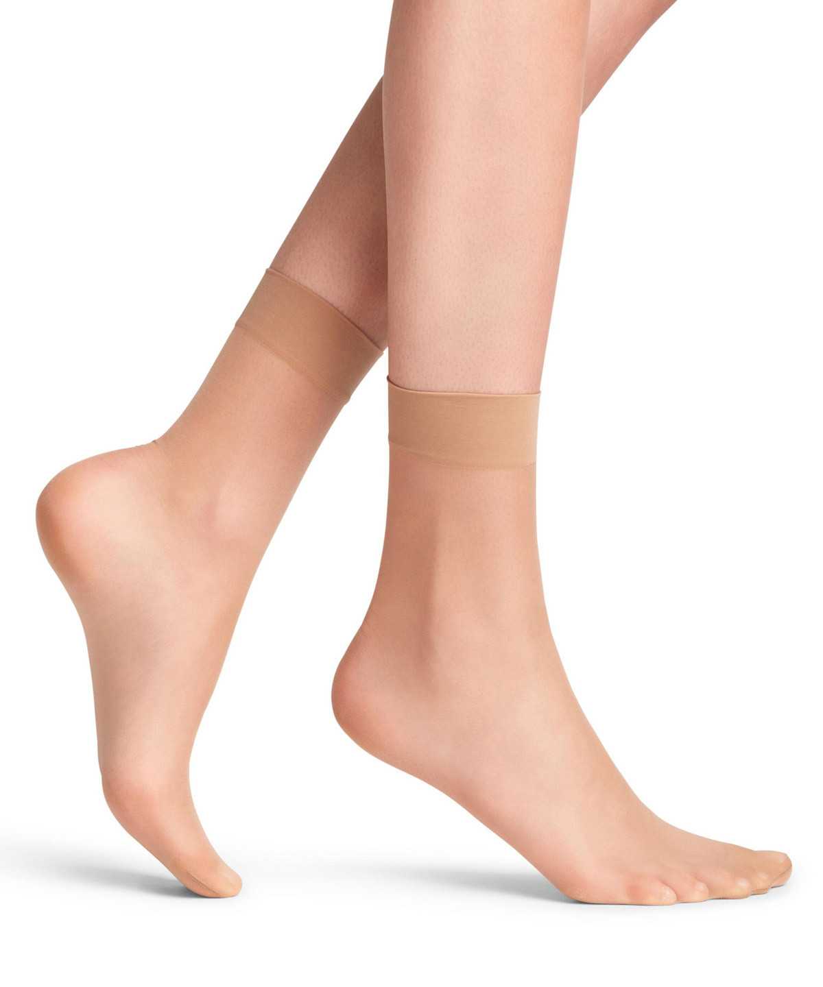 Falke Seidenglatt 15 DEN Ankle socks Naisten Sukat Beige | 61389IXAZ