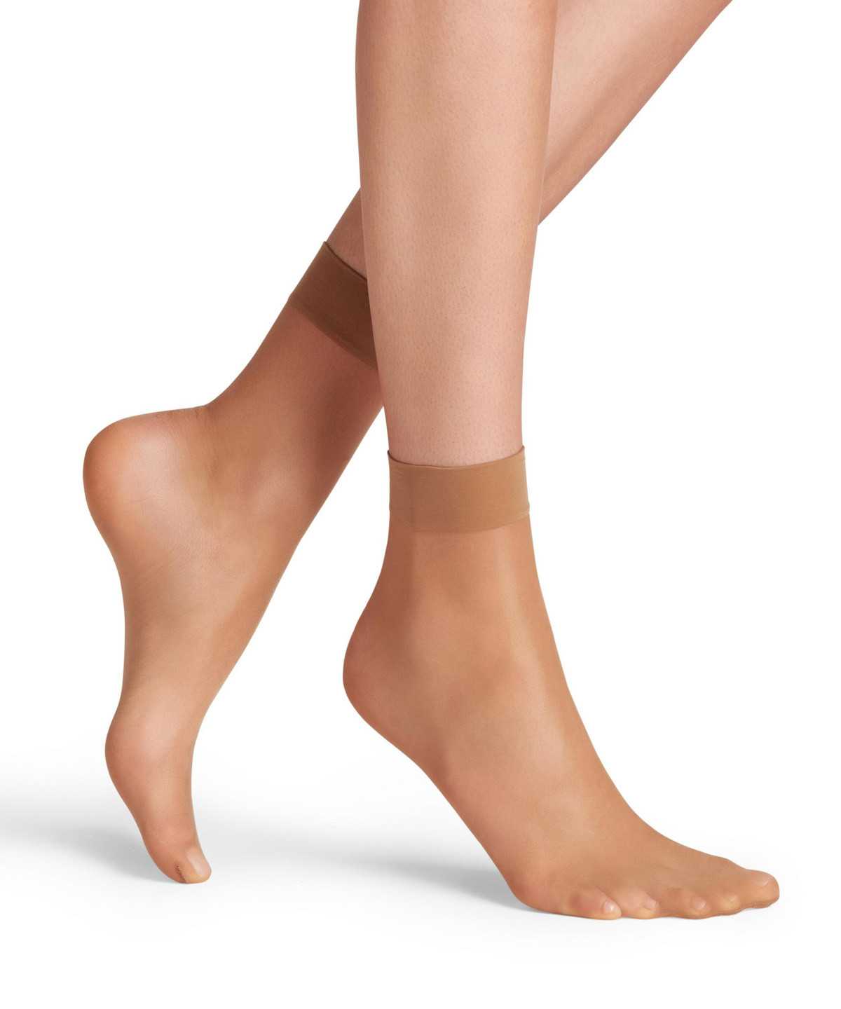 Falke Seidenglatt 15 DEN Ankle socks Naisten Sukat Beige | 72435QAJL