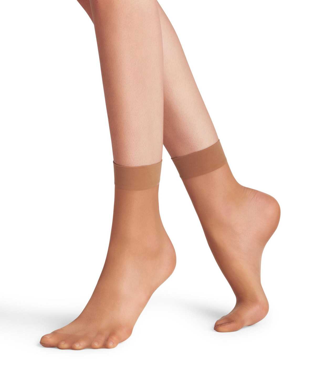 Falke Seidenglatt 15 DEN Ankle socks Naisten Sukat Beige | 72435QAJL