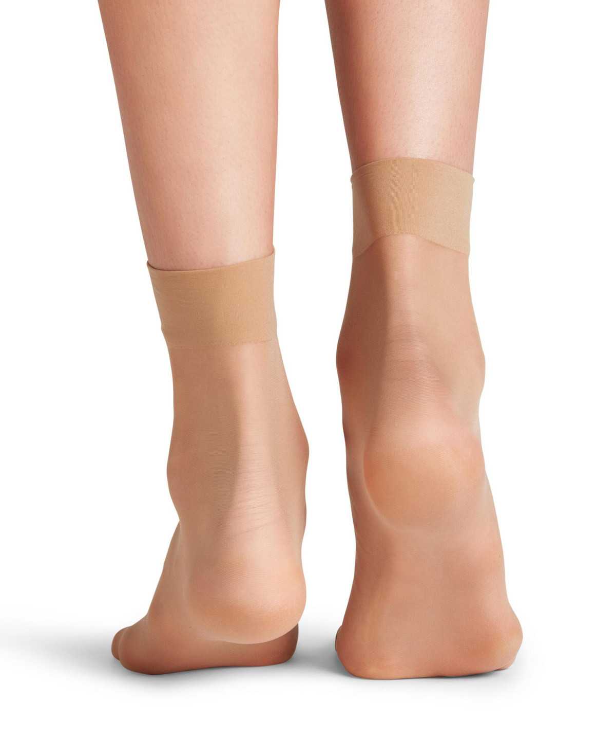 Falke Seidenglatt 15 DEN Ankle socks Naisten Sukat Beige | 74152EPGH