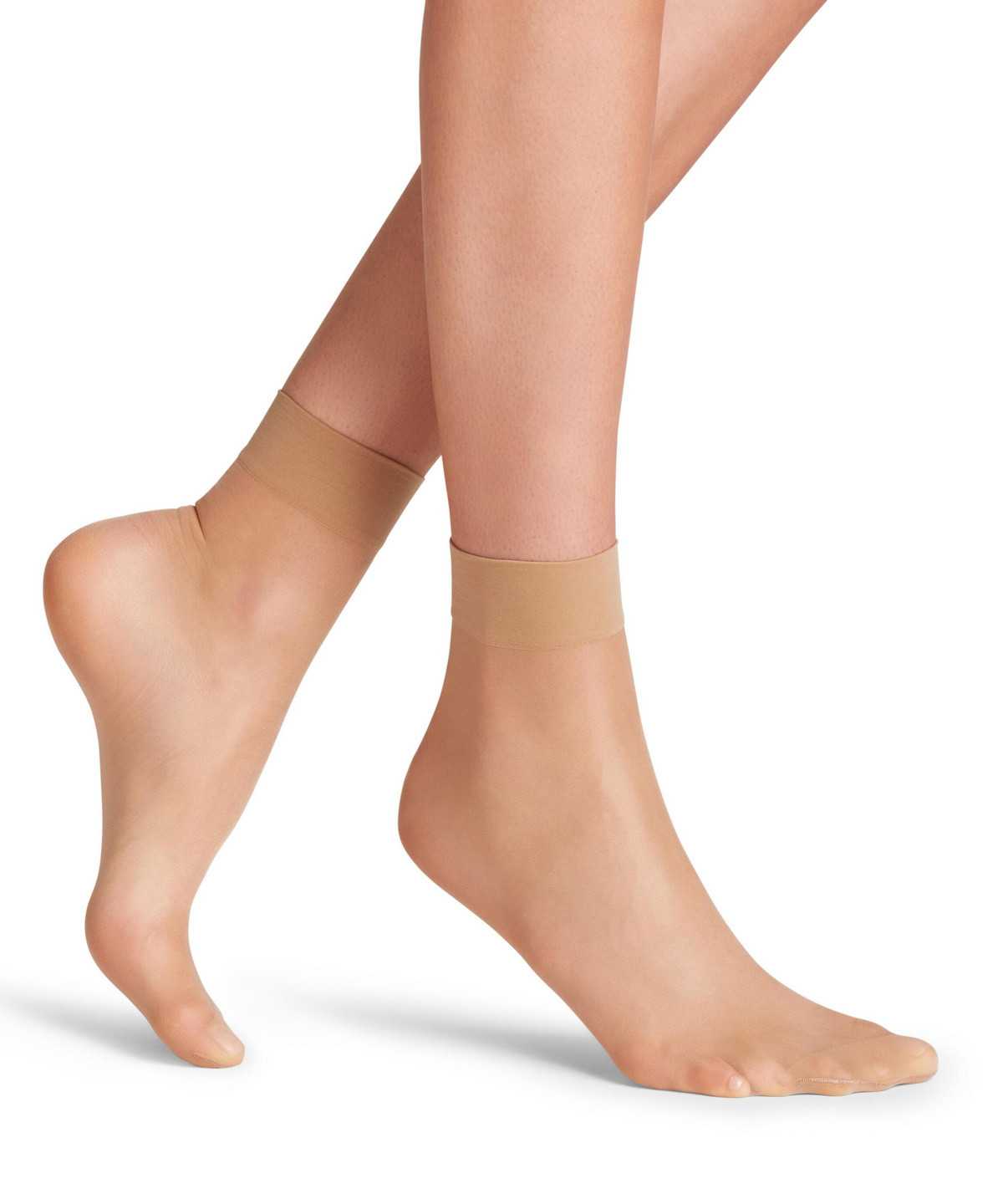 Falke Seidenglatt 15 DEN Ankle socks Naisten Sukat Beige | 74152EPGH