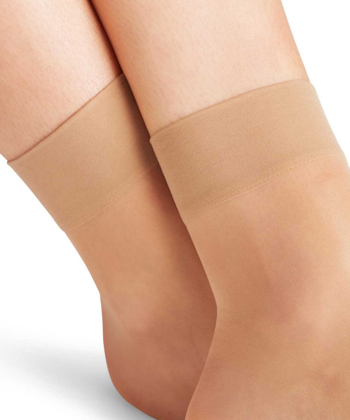 Falke Seidenglatt 15 DEN Ankle socks Naisten Sukat Beige | 74152EPGH