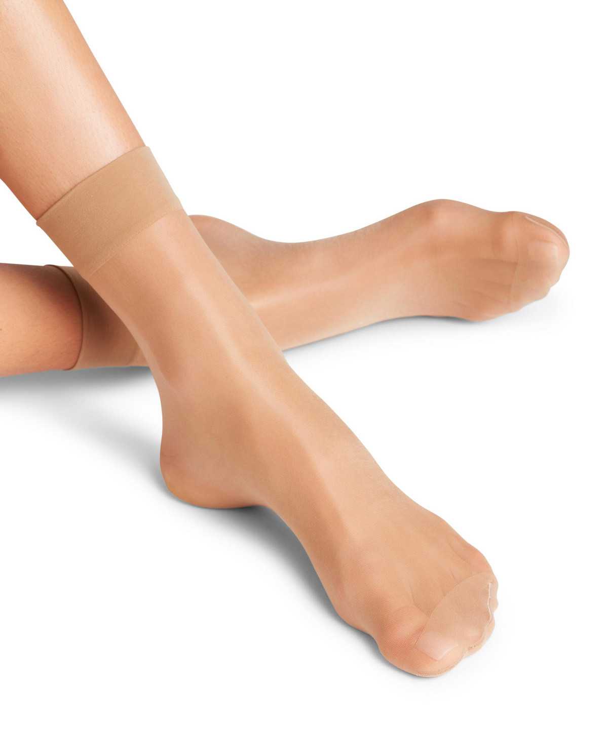 Falke Seidenglatt 15 DEN Ankle socks Naisten Sukat Beige | 74152EPGH