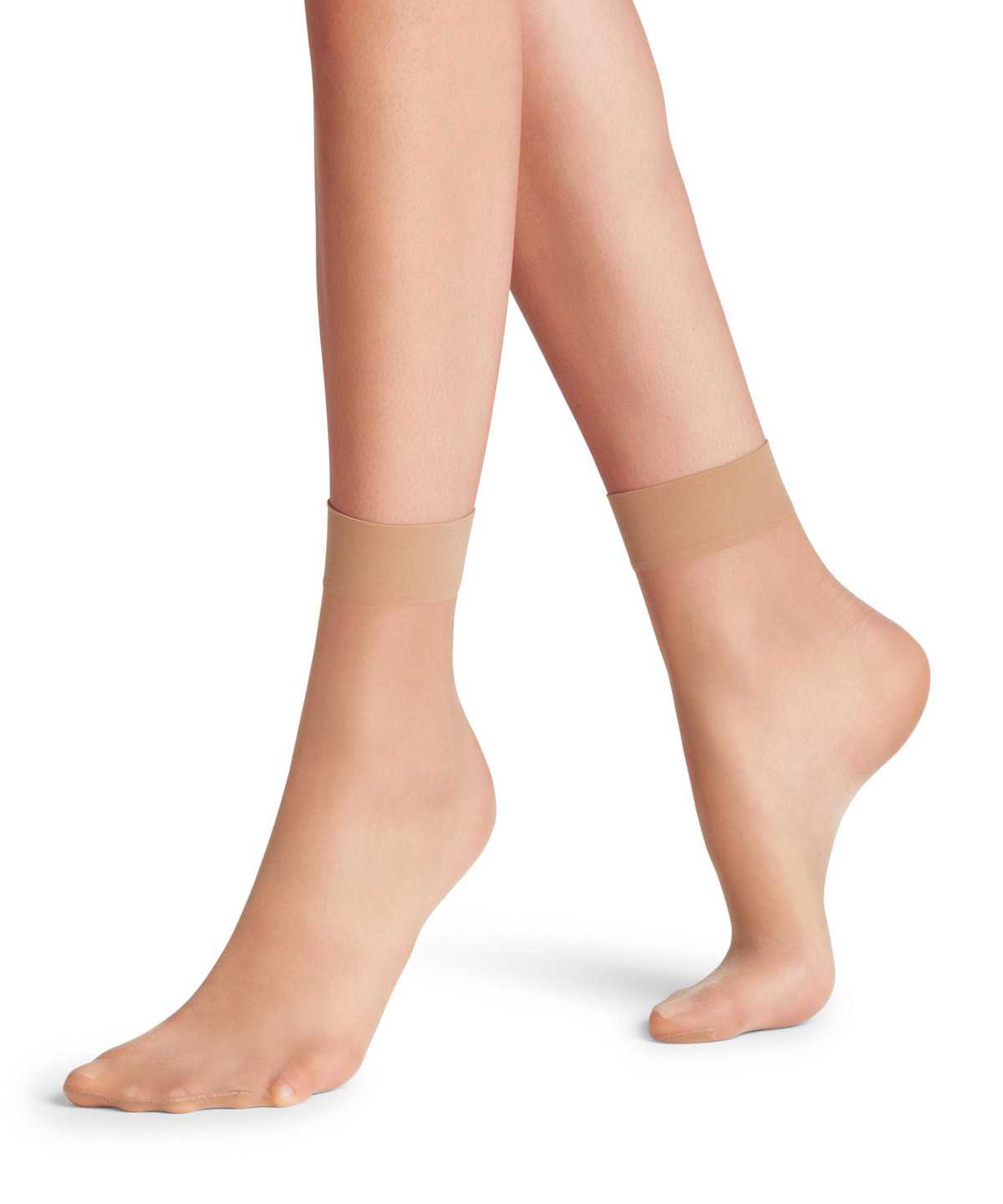 Falke Seidenglatt 15 DEN Ankle socks Naisten Sukat Beige | 74152EPGH