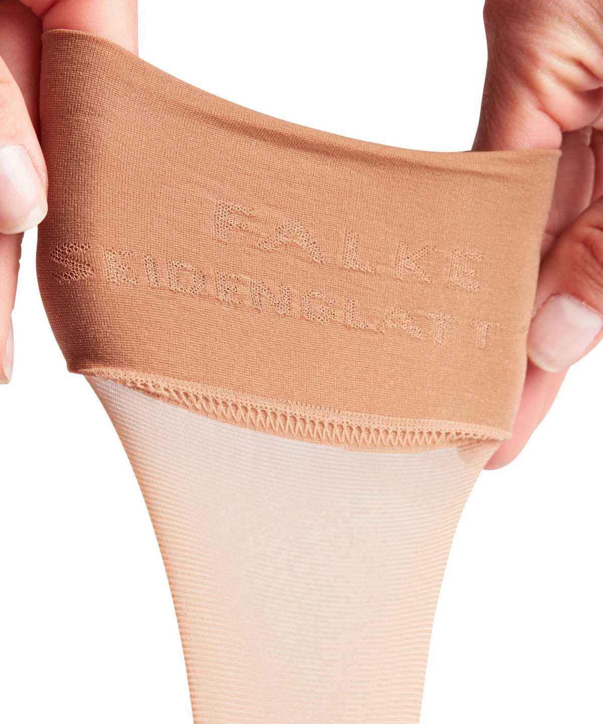 Falke Seidenglatt 15 DEN Knee-high Socks Naisten Sukat Beige | 81037TKEQ