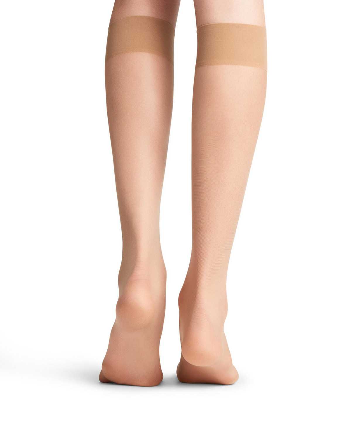 Falke Seidenglatt 15 DEN Knee-high Socks Naisten Sukat Beige | 86195LYVJ