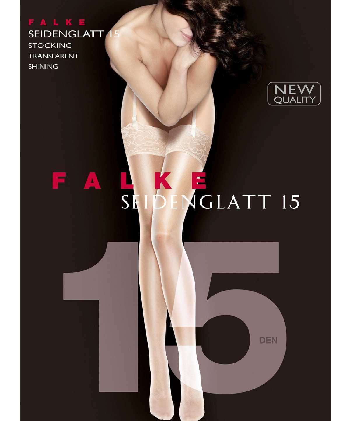 Falke Seidenglatt 15 DEN Stockings Naisten Thigh Highs Valkoinen | 13972GVIP