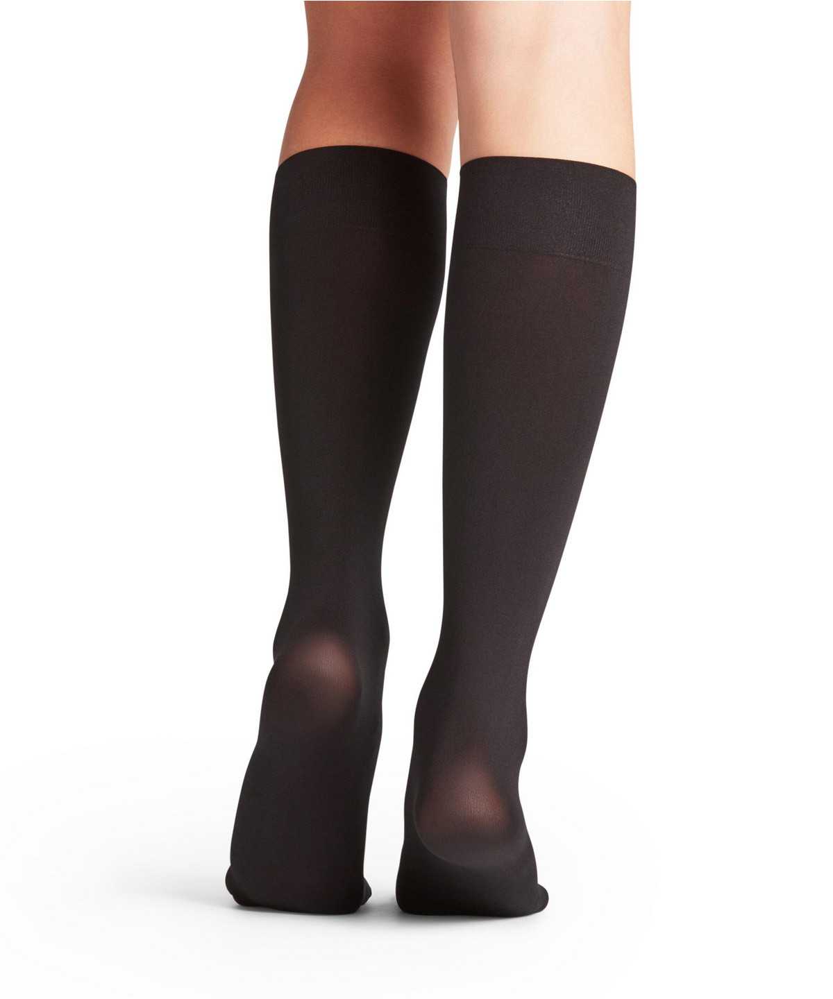 Falke Seidenglatt 40 DEN Knee-high Socks Naisten Sukat Mustat | 46208NQOW