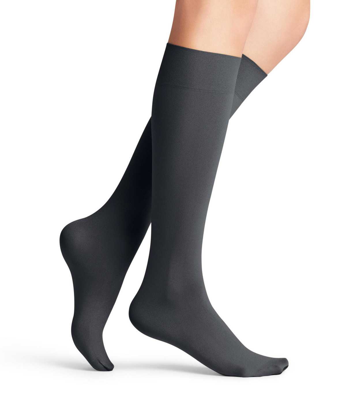 Falke Seidenglatt 40 DEN Knee-high Socks Naisten Sukat Harmaat | 84920SRTO