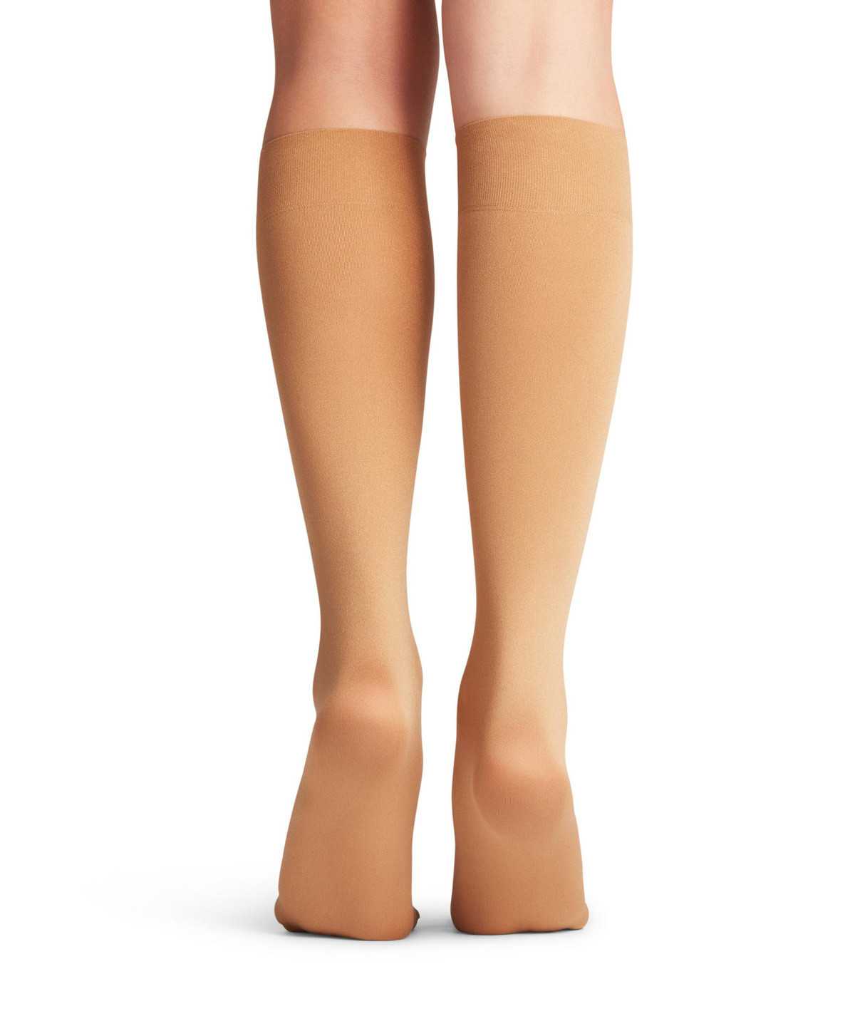 Falke Seidenglatt 40 DEN Knee-high Socks Naisten Sukat Beige | 68041YMQT