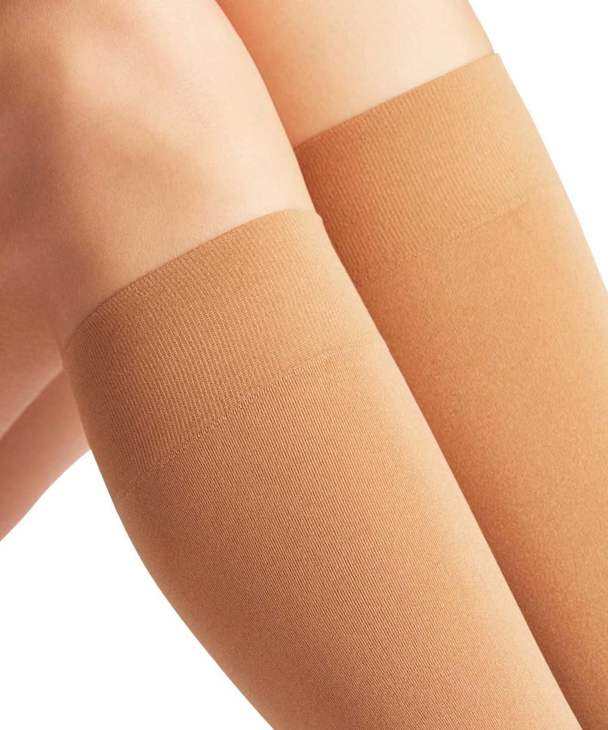 Falke Seidenglatt 40 DEN Knee-high Socks Naisten Sukat Beige | 68041YMQT