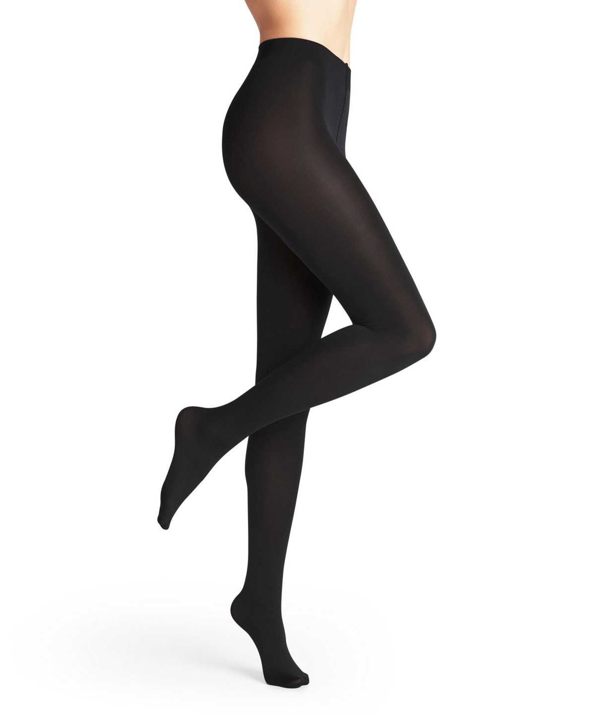 Falke Seidenglatt 80 DEN Tights Naisten Tights Mustat | 86231QMGT