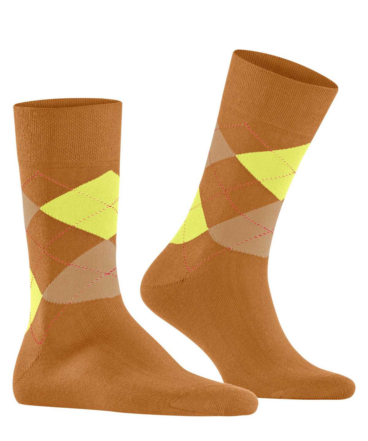 Falke Sensitive Argyle Socks Miesten Sukat Oranssi | 52187NTEJ