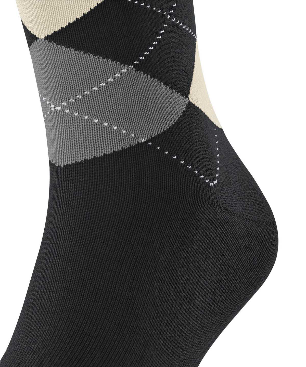 Falke Sensitive Argyle Socks Miesten Sukat Mustat | 49631OFNA