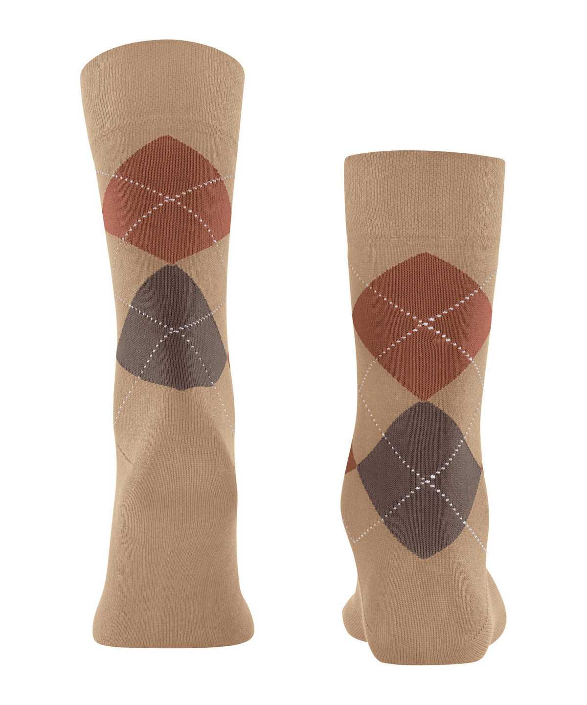 Falke Sensitive Argyle Socks Miesten Sukat Beige | 57641GXEC