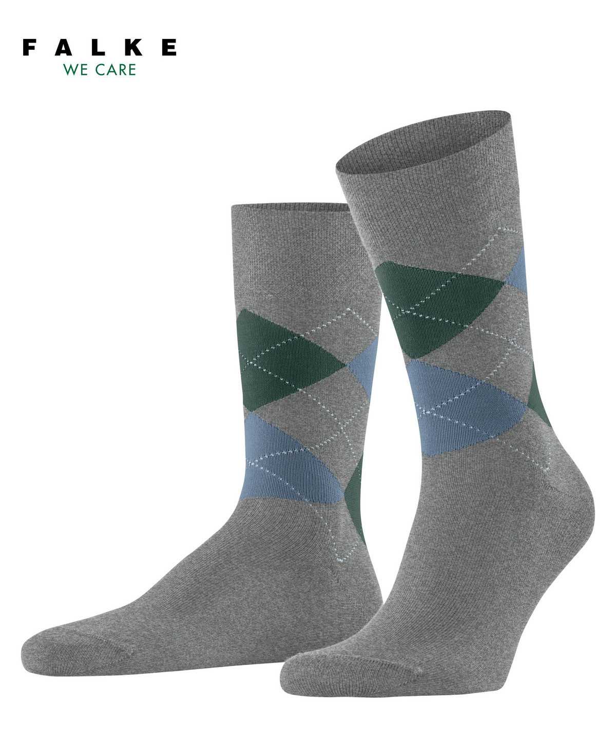 Falke Sensitive Argyle Socks Miesten Sukat Harmaat | 16093TCMS