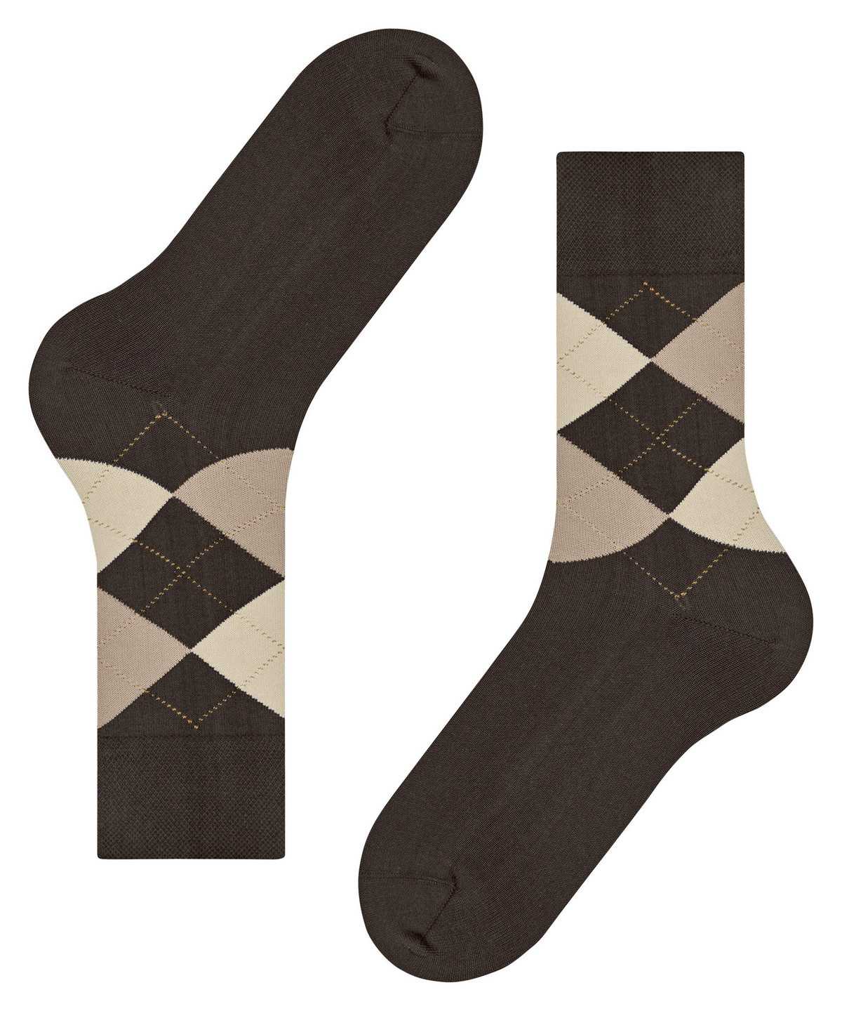 Falke Sensitive Argyle Socks Miesten Sukat Ruskea | 59062FZBX