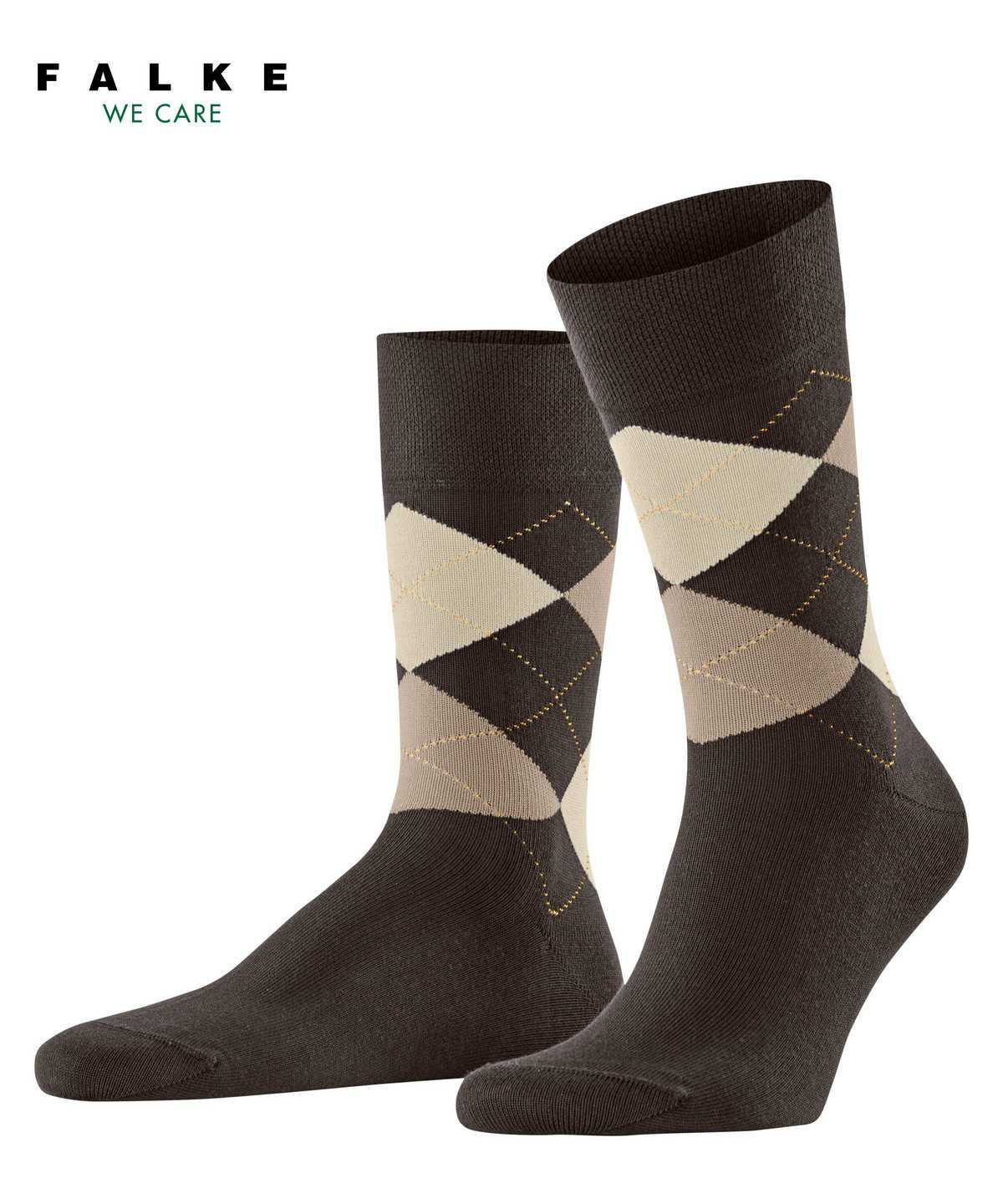 Falke Sensitive Argyle Socks Miesten Sukat Ruskea | 59062FZBX