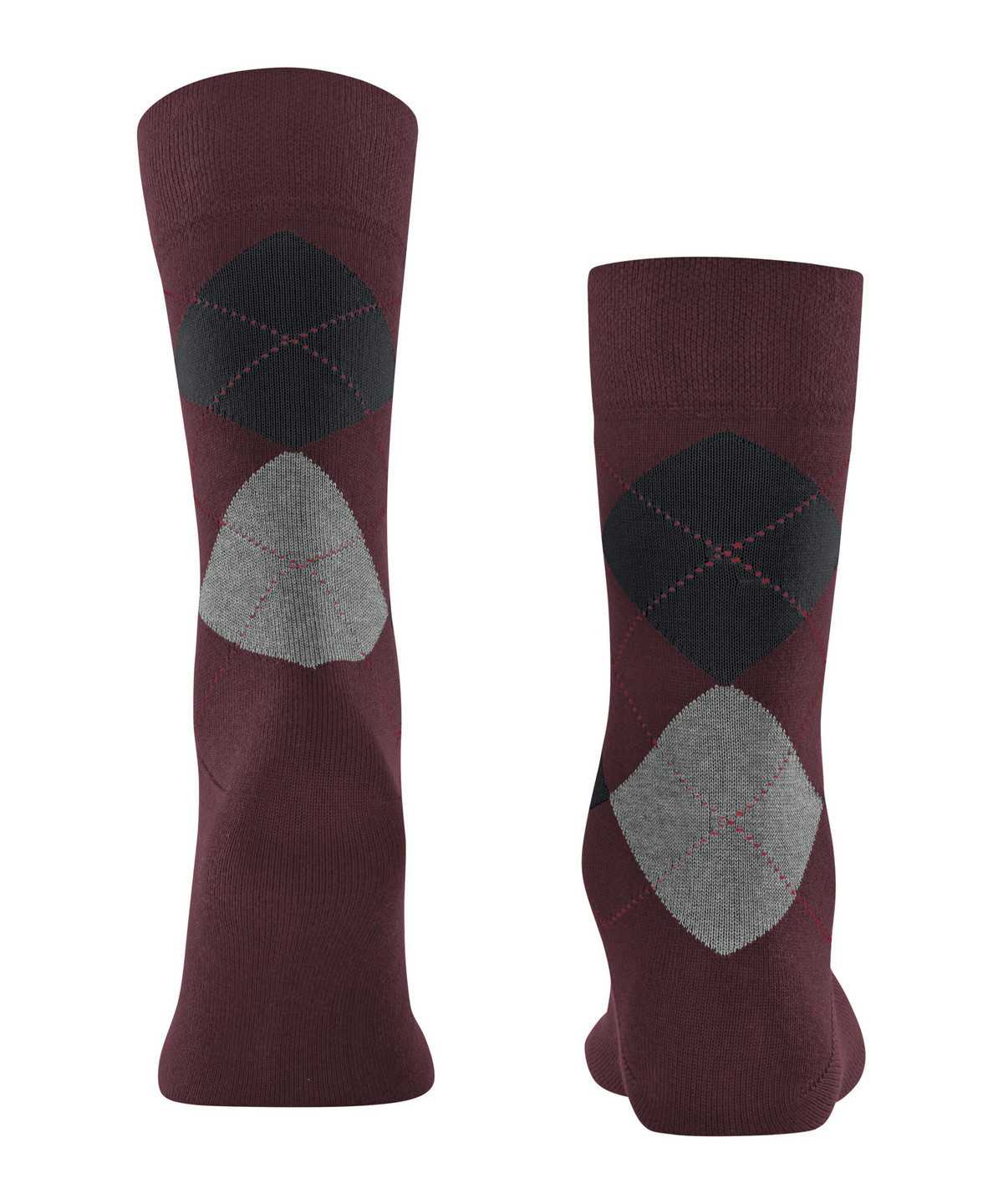 Falke Sensitive Argyle Socks Miesten Sukat Punainen | 20153VUWA