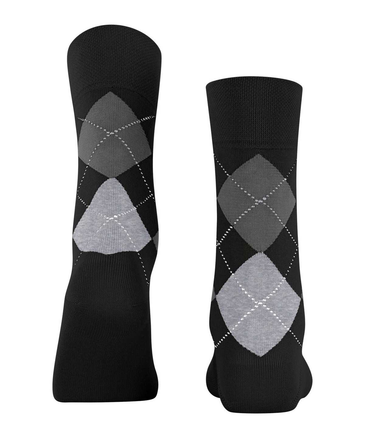 Falke Sensitive Argyle Socks Naisten Sukat Mustat | 29675SXTK