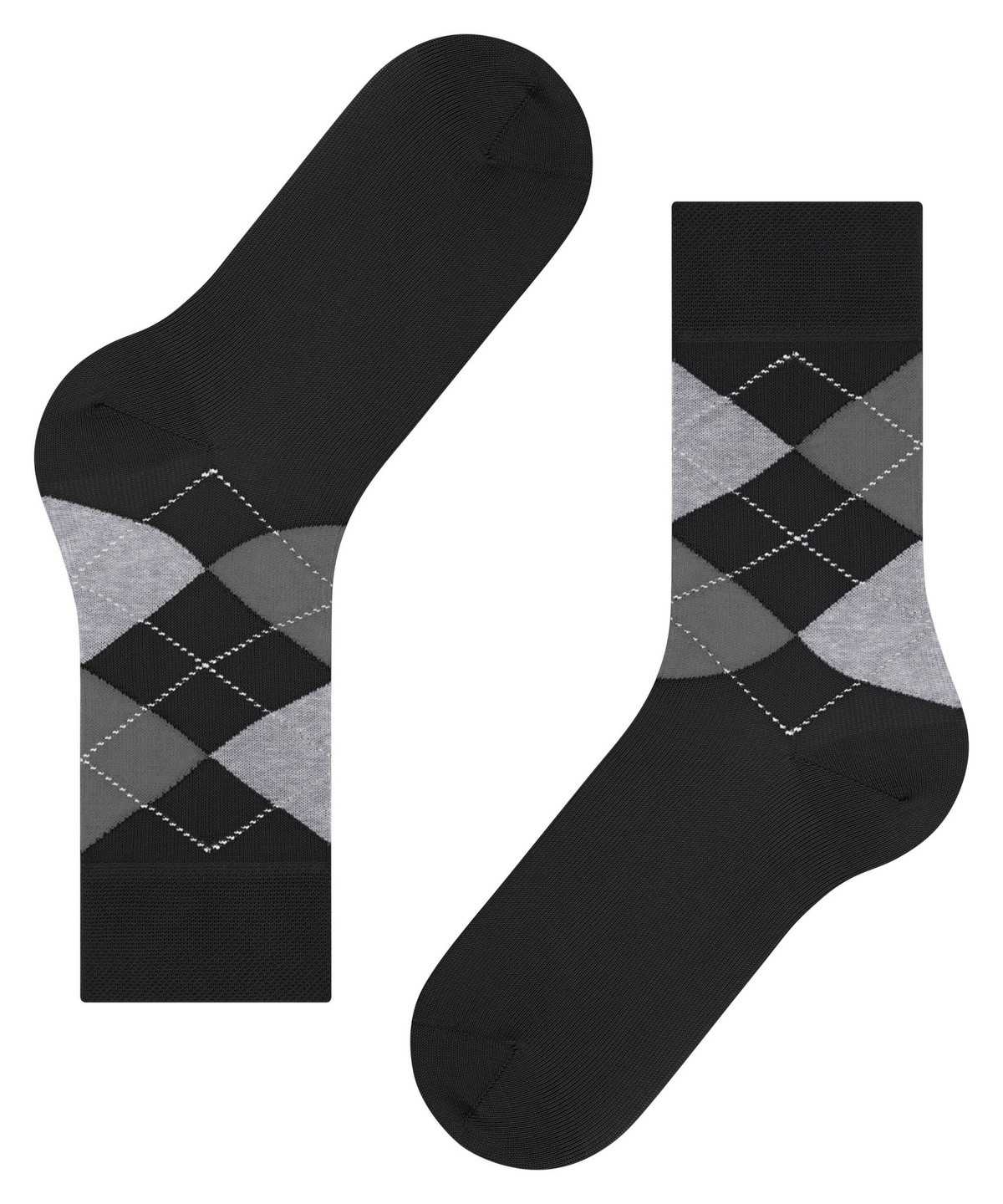 Falke Sensitive Argyle Socks Naisten Sukat Mustat | 29675SXTK