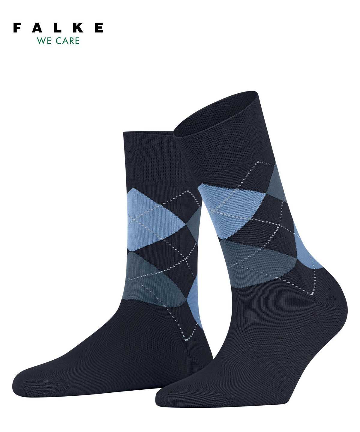 Falke Sensitive Argyle Socks Naisten Sukat Sininen | 85637OWZK