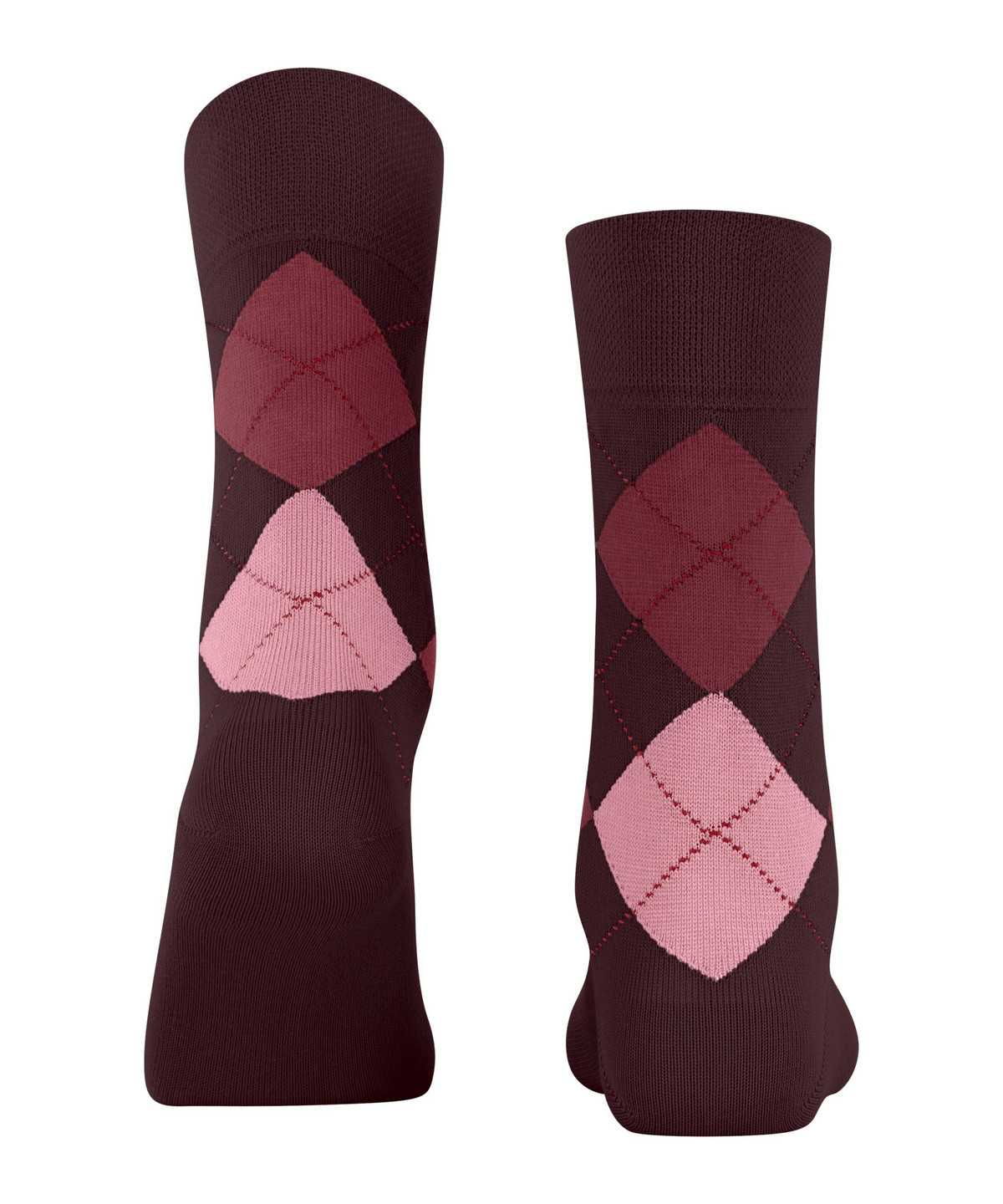 Falke Sensitive Argyle Socks Naisten Sukat Punainen | 13476LMCA